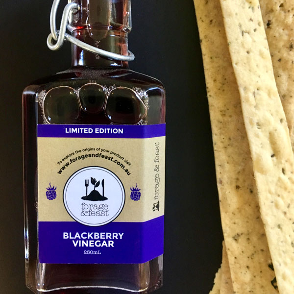 Blackberry vinegar by forage & feast